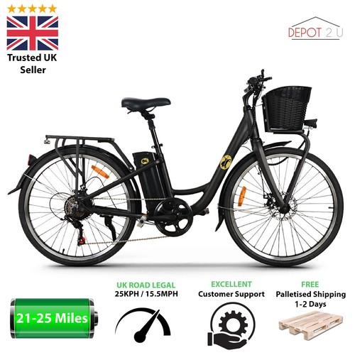 Electric bike step - step, through